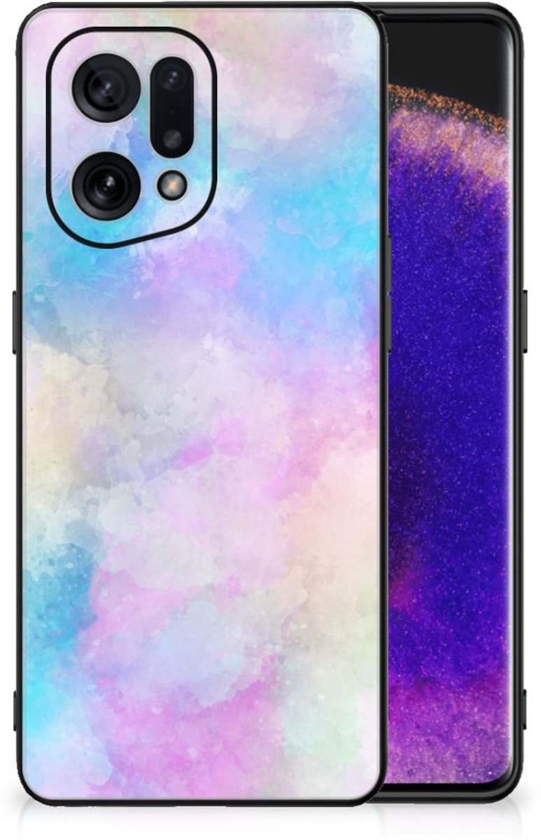 Kleurrijke Telefoonhoesje OPPO Find X5 Watercolor Light