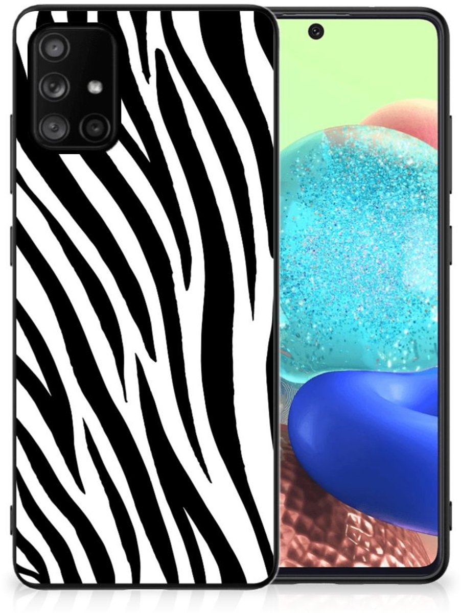 Samsung Galaxy A71 Dierenprint Telefoonhoesje Zebra