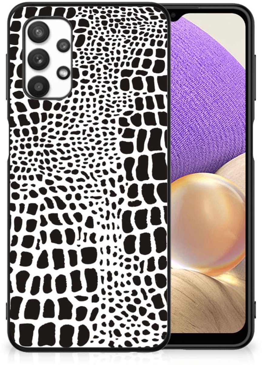 Samsung Galaxy A32 5G Dierenprint Telefoonhoesje Slangenprint