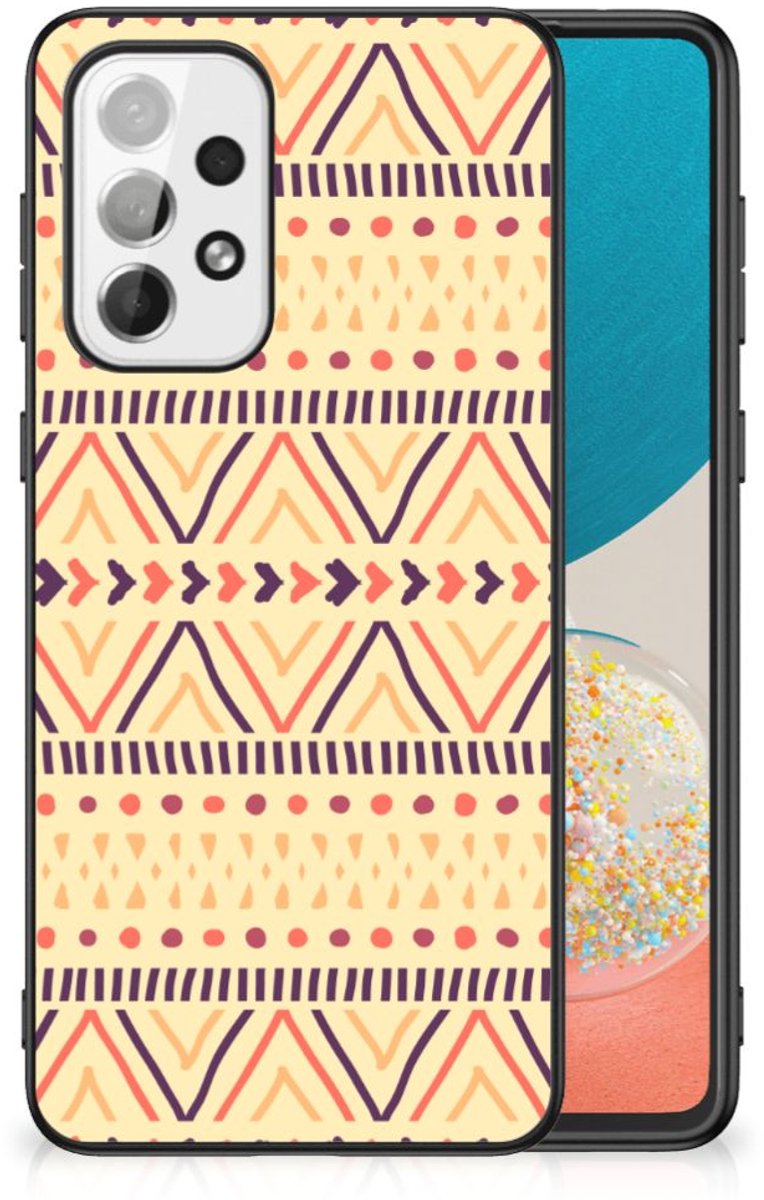 Samsung Galaxy A73 Back Case Aztec Yellow