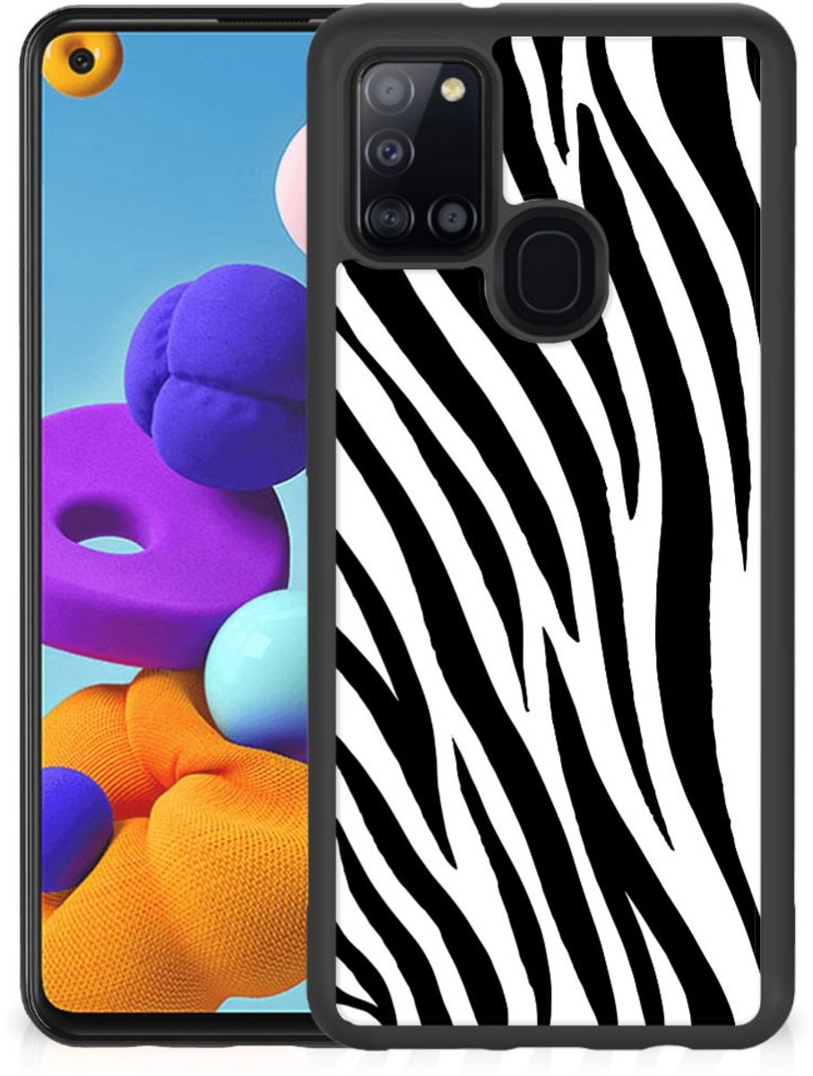 Samsung Galaxy A21s Back Cover Zebra