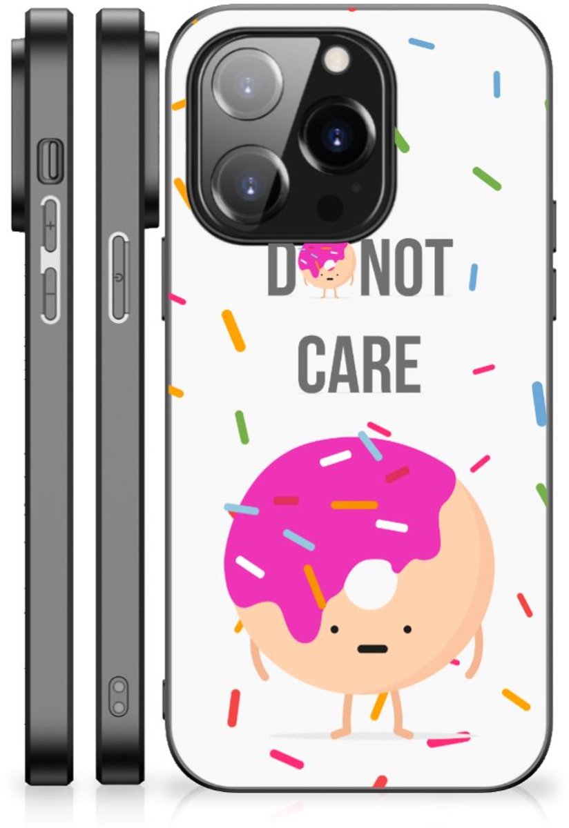 iPhone 14 Pro Back Cover Hoesje Donut Roze