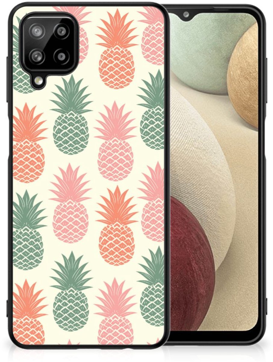 Samsung Galaxy A12 Back Cover Hoesje Ananas