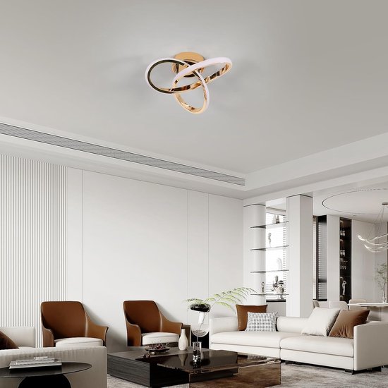 Badkamer plafondlamp Amilia, 30 cm, E27, nikkel, glas