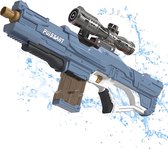 Modito Automatisch Waterpistool met Vizier Blauw - Elektrisch Waterpistool - Watergeweer - Super Soaker - Watergun - Buitenspeelgoed
