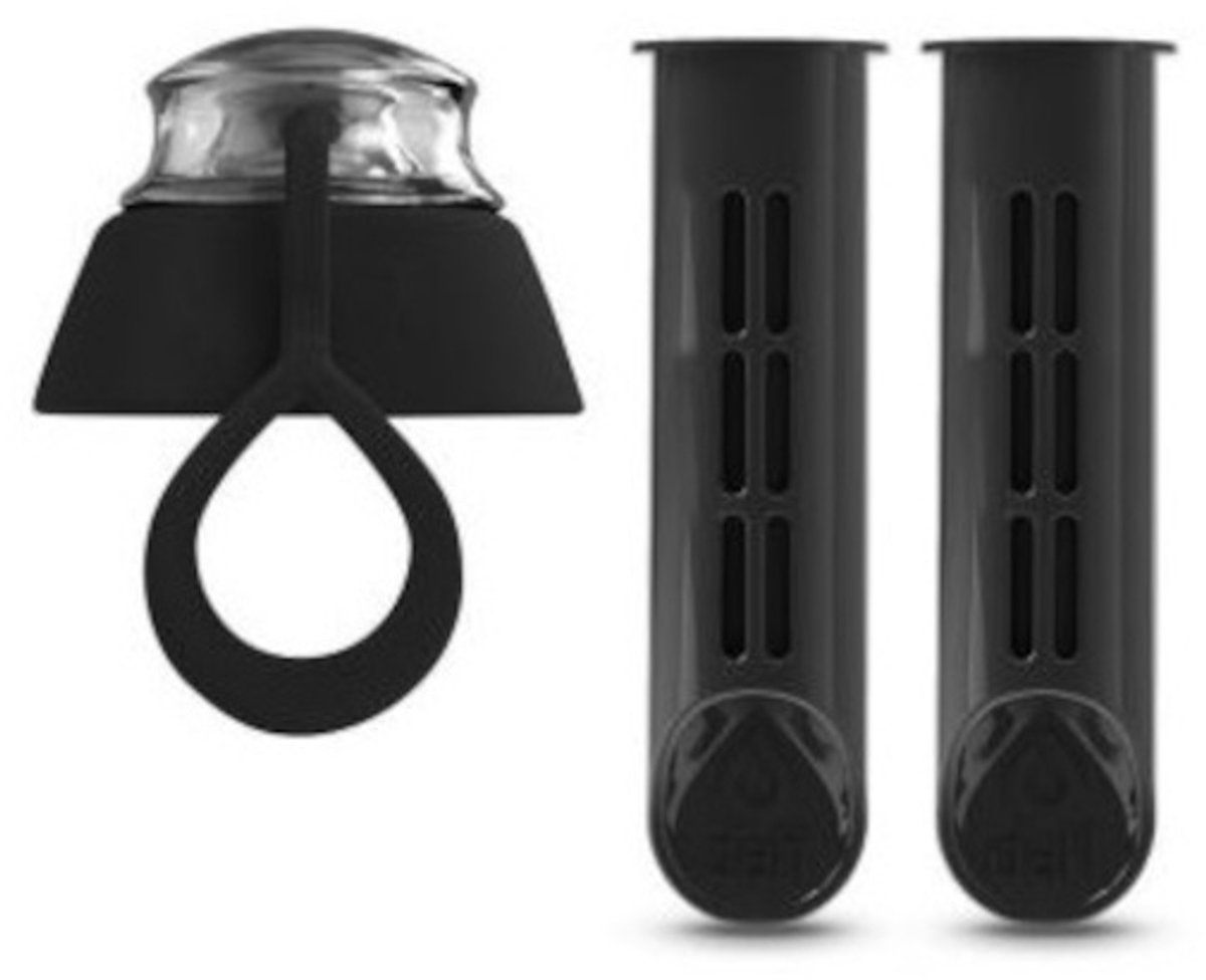 Dafi - Waterfilterpatroon - Zwart - 2 Stuks - Inclusief Dop