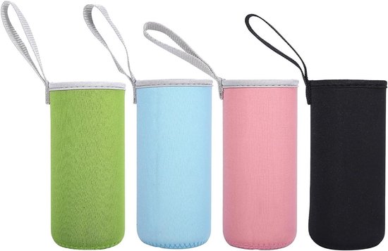 Thermoskan 1 Liter 4 Stuks In De Verpakking - Isoleerkan 4 Liter 4 Stuks Kan 1 Liter Thermos 1 Liter Zwart