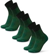 DANISH ENDURANCE Wandelsokken - Lichte Merino Wol Sokken met Blaarbescherming - Unisex - 3 Paar - Maat 39-42