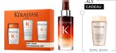 Kérastase Nutritive Discovery Set & 8H Magic Night Nachtserum + Cadeau - Shampoo 80ml, Conditioner 75ml, Hittebeschermende crème 50ml & Nachtserum 90ml + Gloss Absolu Anti-frizz Shampoo 30ml Cadeau - Voor elk type droog haar - Geschenk, Giftset vrouw