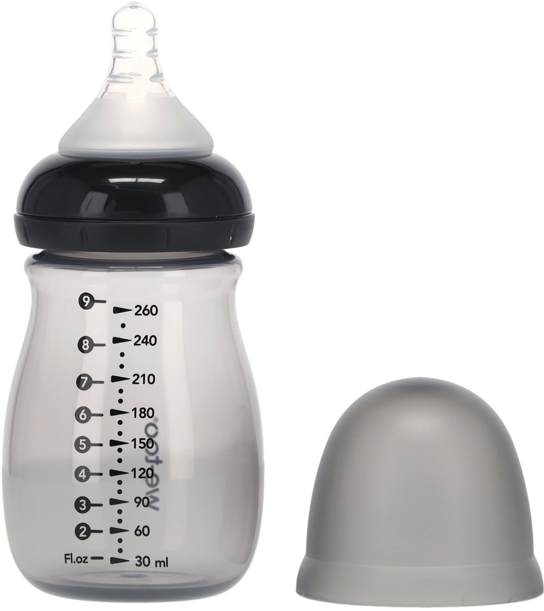 We-Too Fles PP - 260 ml - Black