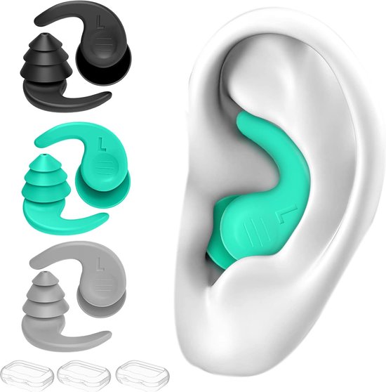 6 Gehoorbescherming voor Baby's, 60 Vellen Waterdichte Babyoorstickers, Oorcorrectors voor Pasgeboren Baby's, Wegwerpoorbeschermers voor Zwemmen, Baden, Surfen, Snorkelen