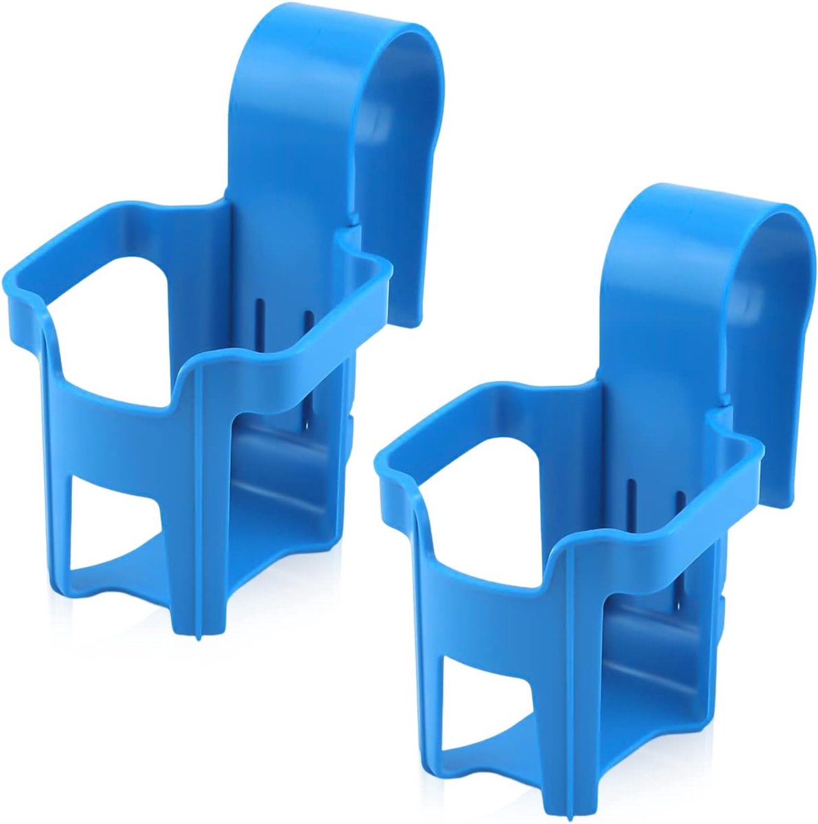 ZVD 2-Pack Opblaasbaar Zwembad Drinkhouder - Met Anti-Mors Haak voor Opzetzwembaden - Blauw