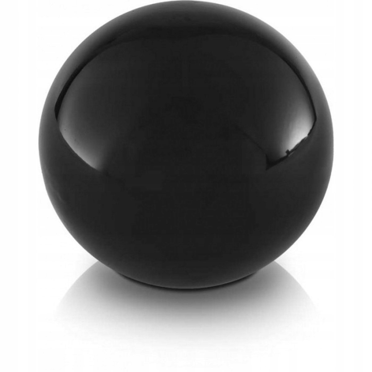 Polnix Serie - Keramische Decoratieve Bol - 9 cm - Zwarte Glans