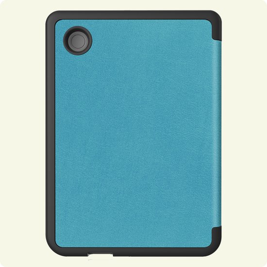 Hoes Geschikt voor Kobo Clara Colour - E-reader Bescherm Hoesje Case Sleep Cover Met Screenprotector - Hoes Geschikt voor Kobo Clara Colour Hoesje - Turquoise — afbeelding 5