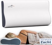 Best Life Hoofdkussen Nekklachten - Ergonomisch Kussen - Traagschuim Kussen - Guna Zacht Zijslaper - Slaapkussen