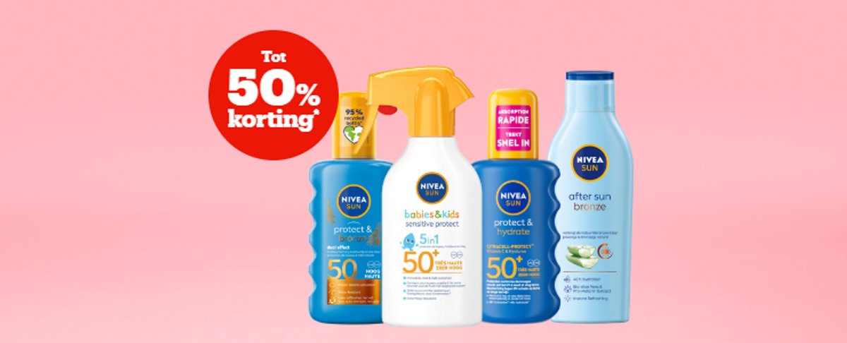 Tot 50% korting*