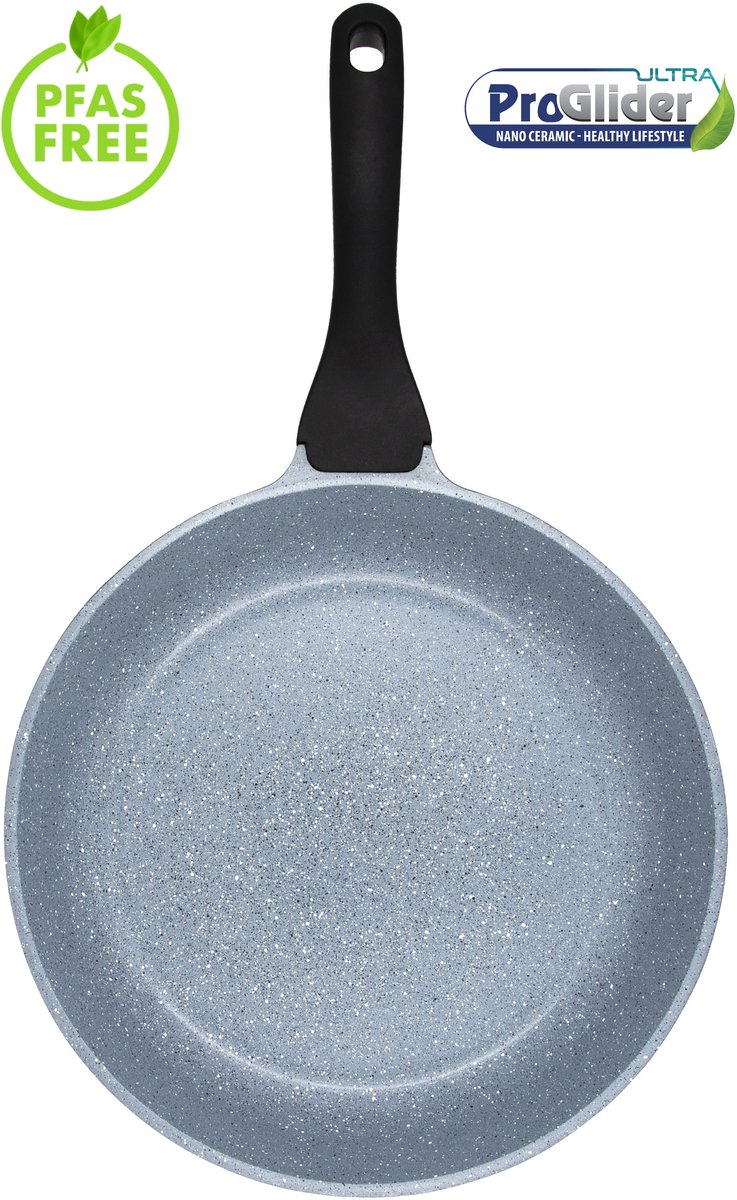 Koekenpan 28 cm pfas vrij keramische antiaanbaklaag