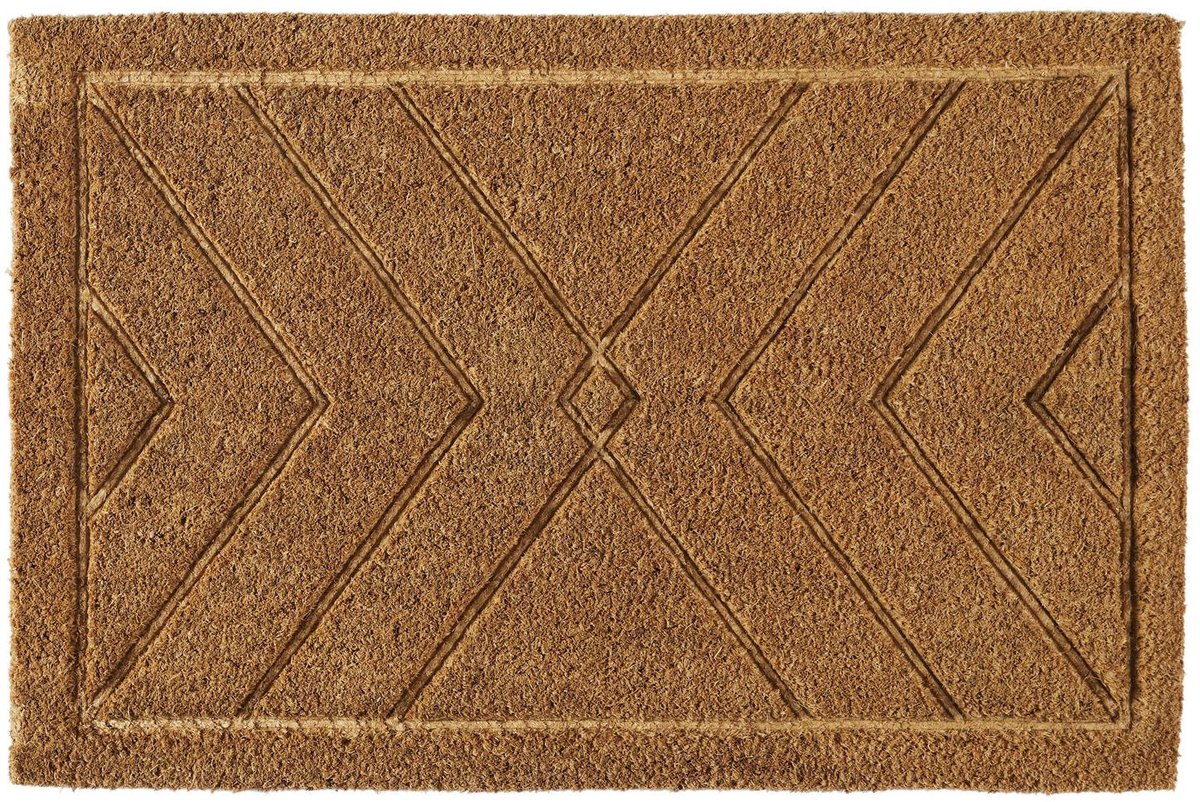 Home deco factory Deurmat Lineair - rechthoek - 40 x 60 cm -
