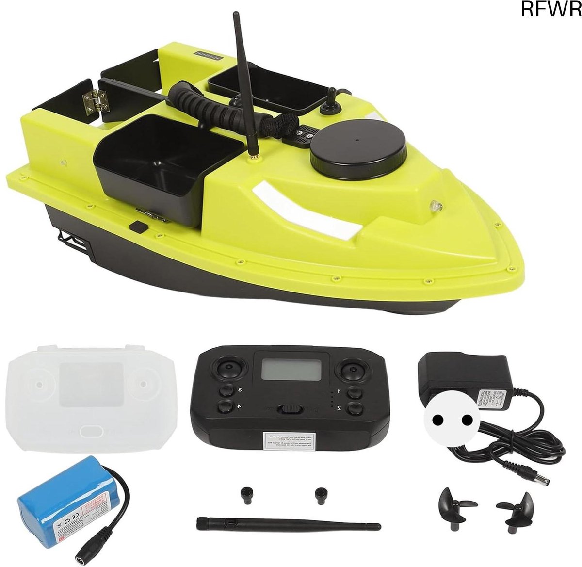 RFWR® Draadloze GPS visaasboot met 4 Aastanks en Automatische Terugkeer