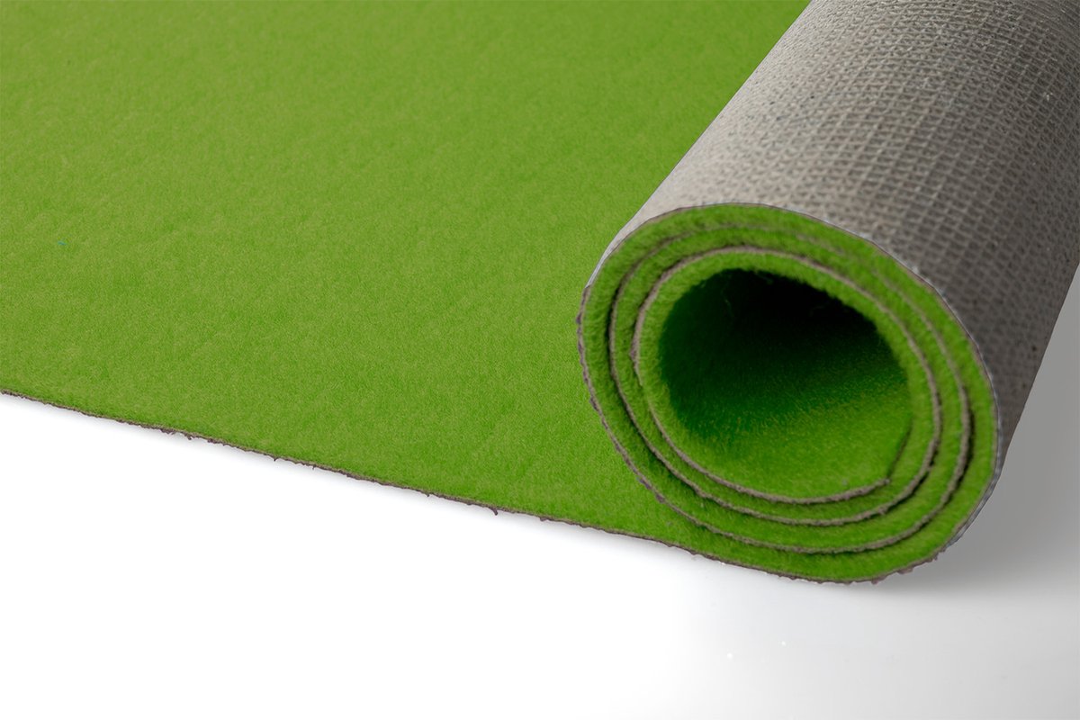 GJ Floors - appelgroene indoor/outdoor loper | Dallas - Breedte: 1 / 2 meter - Dikte: 5 mm - Geschikt voor: Indoor / Outdoor