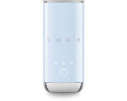 SMEG MFF02PBEU Melkopschuimer - Elektrische Melkopschuimer - 500W - Warm & Koud Melkschuim - 180 ml - Keramische Antiaanbaklaag - '50s Style - Pastelblauw