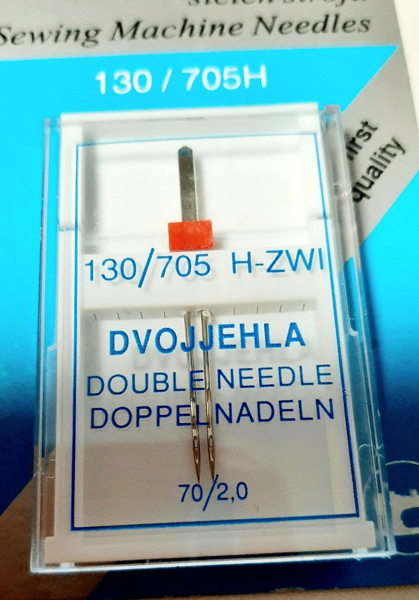 Akra naaimachine naald - tweelingnaald - twin needle - naaimachinenaalden - 130/705H - 70/2,0 - universeel