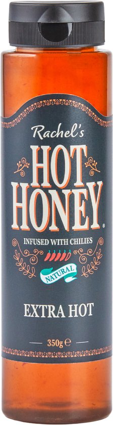 RACHEL'S HOT HONEY - EXTRA HOT 350 g - CHILI INFUSED HONEY