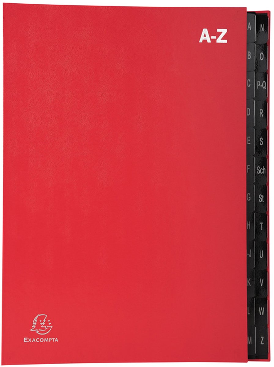 Exacompta Sorteermap Ordonator® - 24 indelingen - alfabetische tabs van A tot Z - Blauw - 57222E