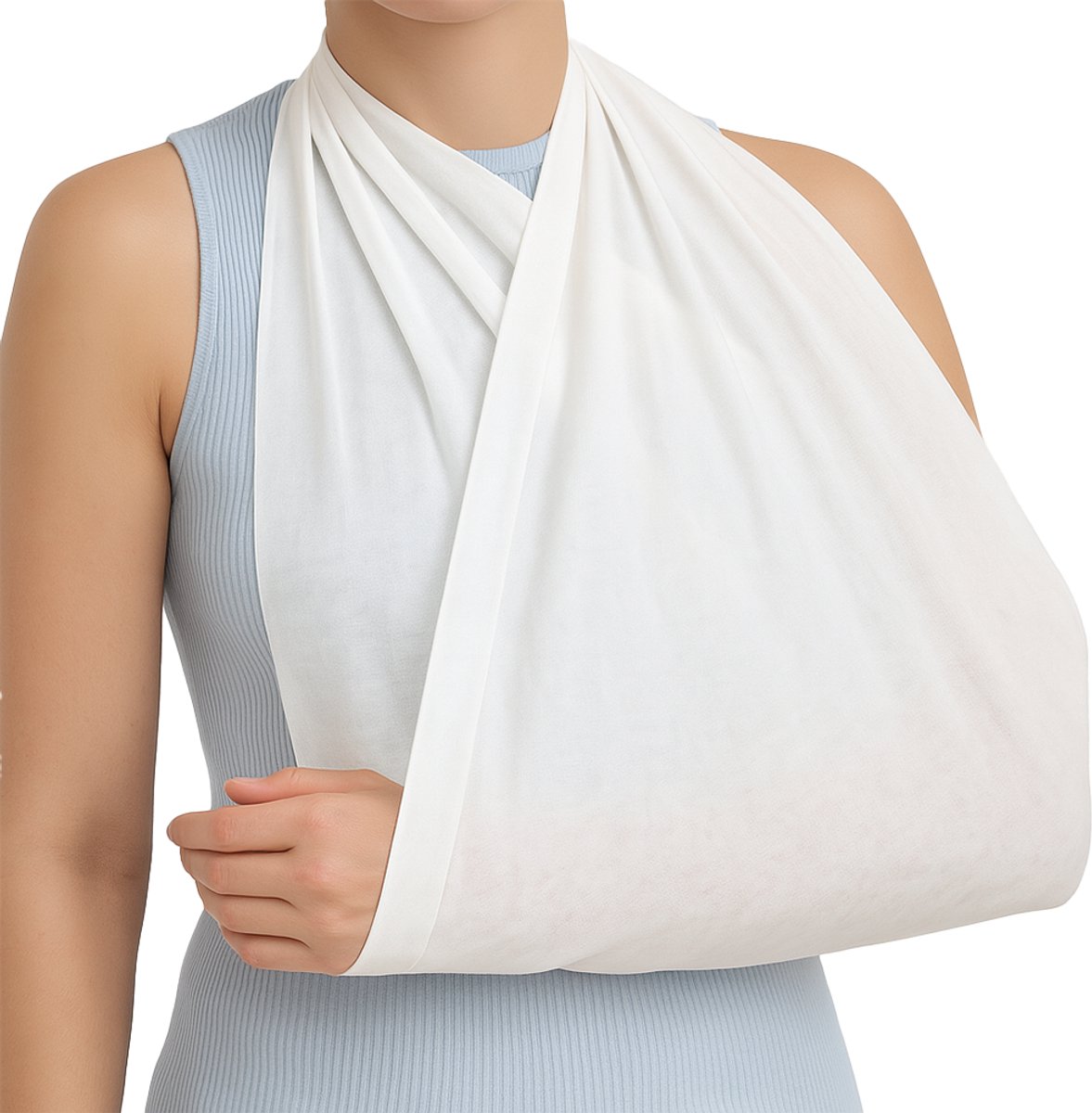 Bevaplast Mitella - Driekante Doek (96 x 96 x 136 cm) - Wit