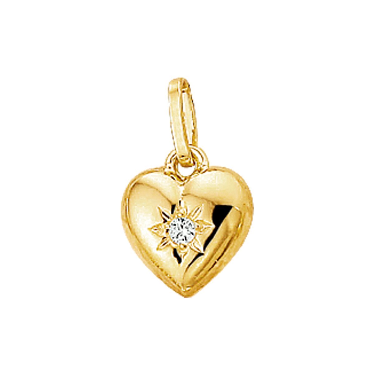 Trendjuwelier huiscollectie 4005752 Gouden bedel hartje