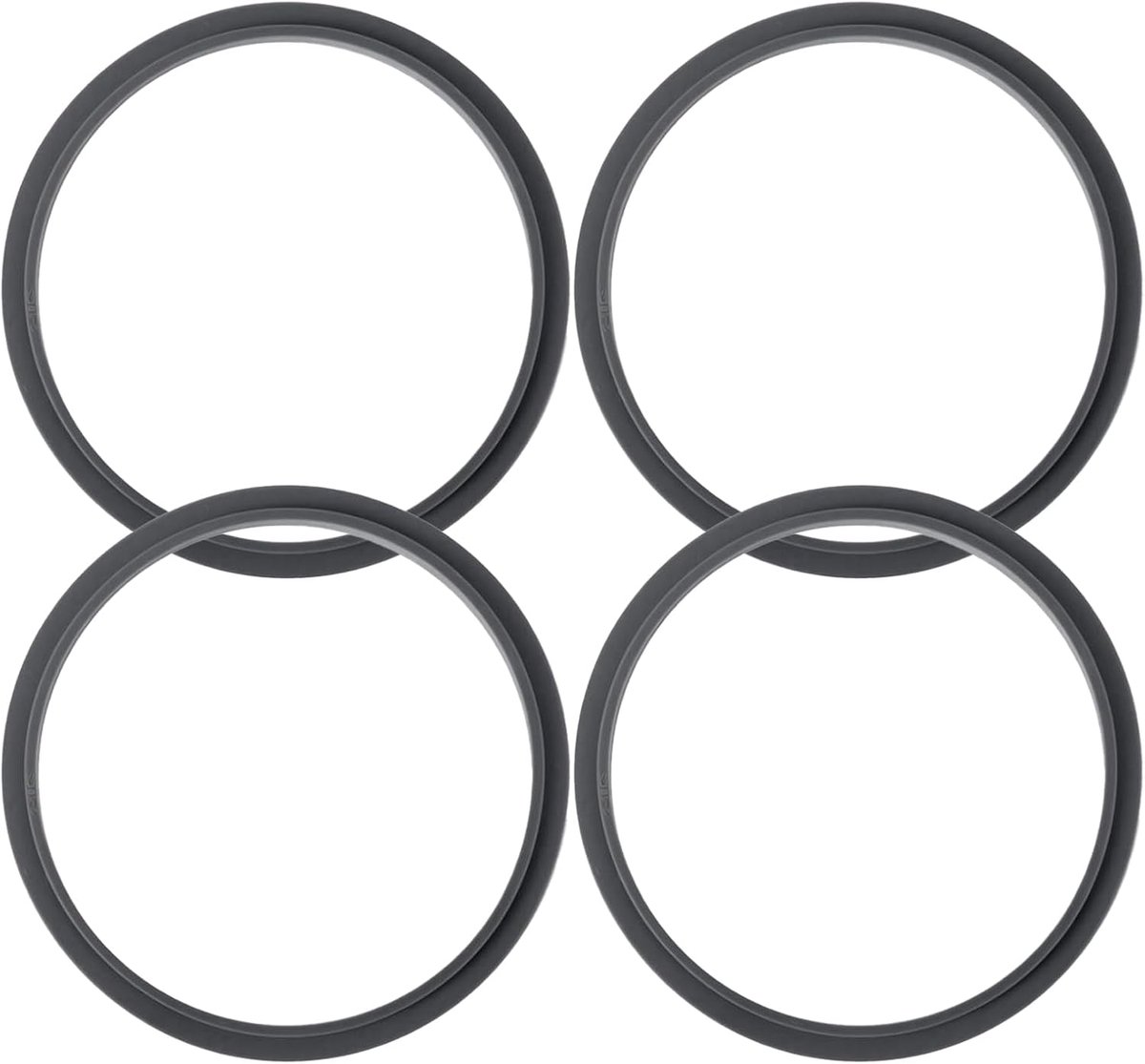 4 Pcs Sealing Ringen voor Blender - Grijze Waterdichte Siliconen O Type Reserveonderdelen en Herbruikbare Accessoires voor Mixen