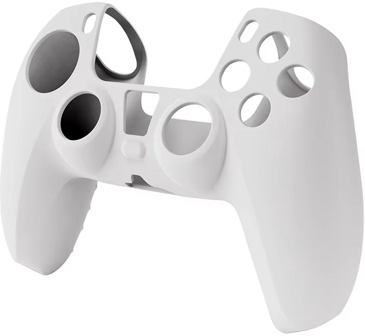Xainy - Siliconen skin case wit voor PS5 controller | Pro shooting games kit | Geschikt voor Sony Playstation 5 Dualsense | Gaming Console accessoires | Joystick faceplate cover hoesje
