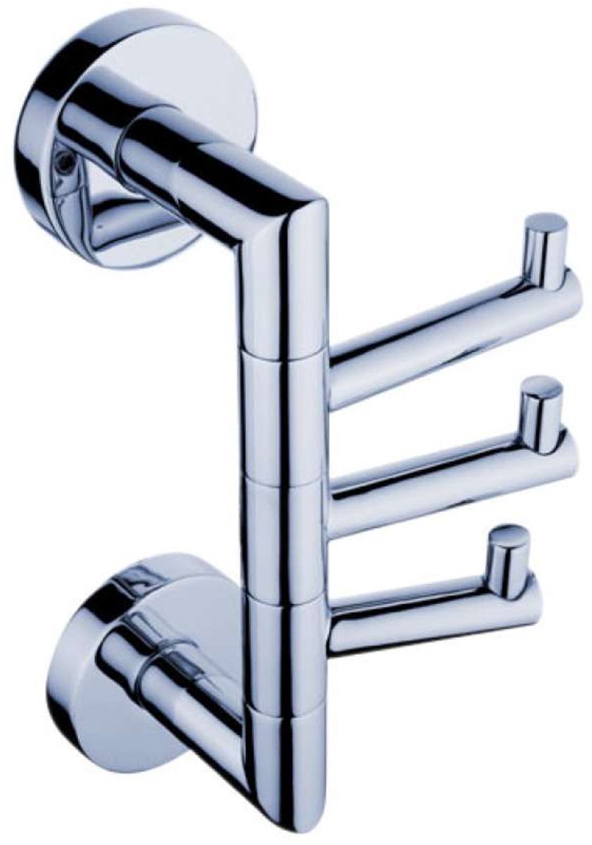 Nimco Unix - Handdoekhaak 3-voudig, draaibaar, chroom UN 13099-26