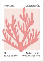 Matisse – Affiche Harmonie Coral taupe A4 21x29,7 cm