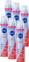 6x Nivea Spray Capillaire Ultra Strong 250 ml