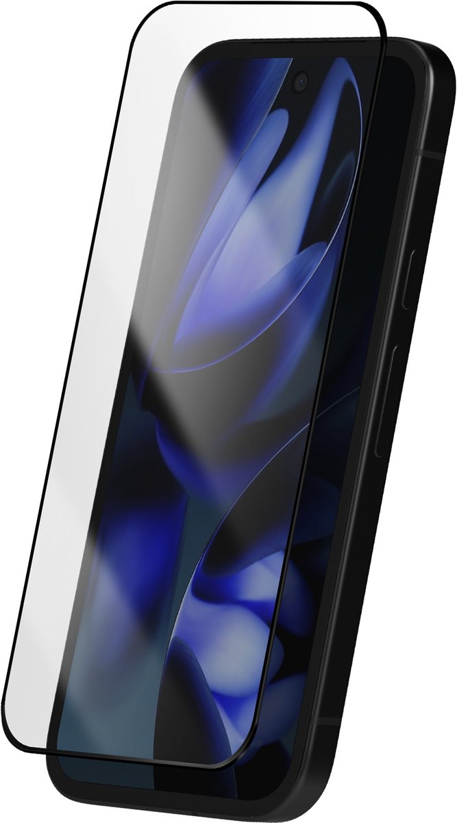 Avizar Gehard glas Geschikt voor Google Pixel 9a Hardheid 9H anti-kras, Zwart