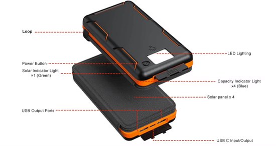 Batterie externe, solaire ou étanche
