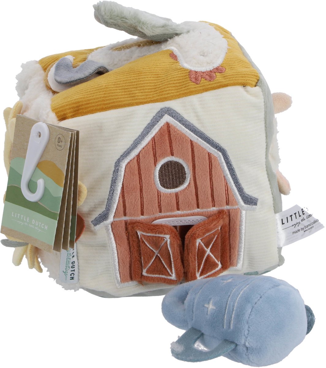 Little Dutch - Activiteitenkubus - Little Farm - baby speelgoed — afbeelding 12