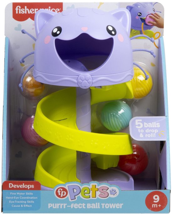 Foto: Fisher price huisdieren purrr fect ballentoren