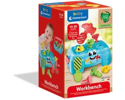 foto van Baby Clementoni - Werkbank - Mini Activiteitentafel - Motoriek Speelgoed - Educatief Speelgoed - 1 Jaar