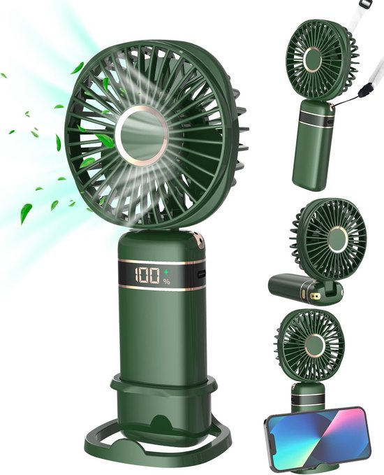 HandFan Handventilator Elektrische ventilator Bureau USB draagbare