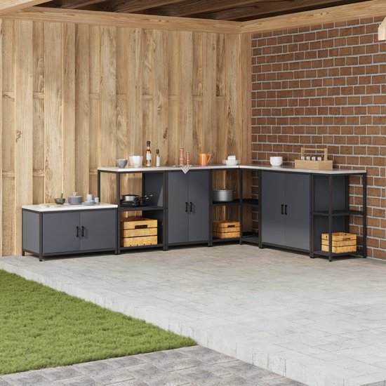 VidaXL Tuinbank Roestig 60 x 40 x 43 cm Cortenstaal - Kantoormeubelen Plus VidaXL Tuinbank Roestig 60 x 40 x 43 cm Cortenstaal - Kantoormeubelen Plus