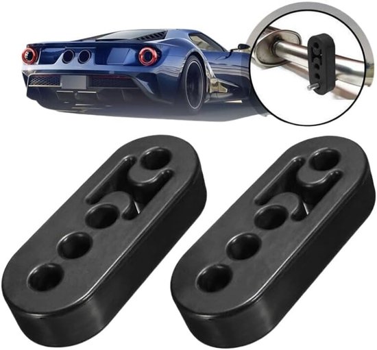 rubberen randbeschermer U-vorm 10 m - zwart - auto