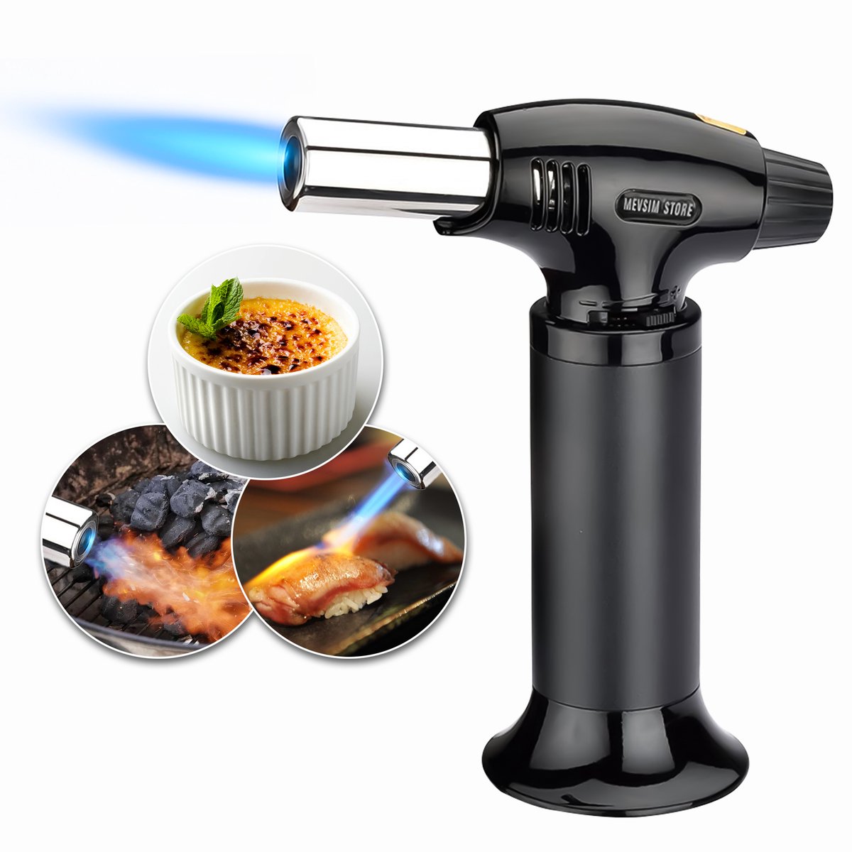 Creme Brulee Brander XL – Gasbrander - Keukenbrander - Campingbrander