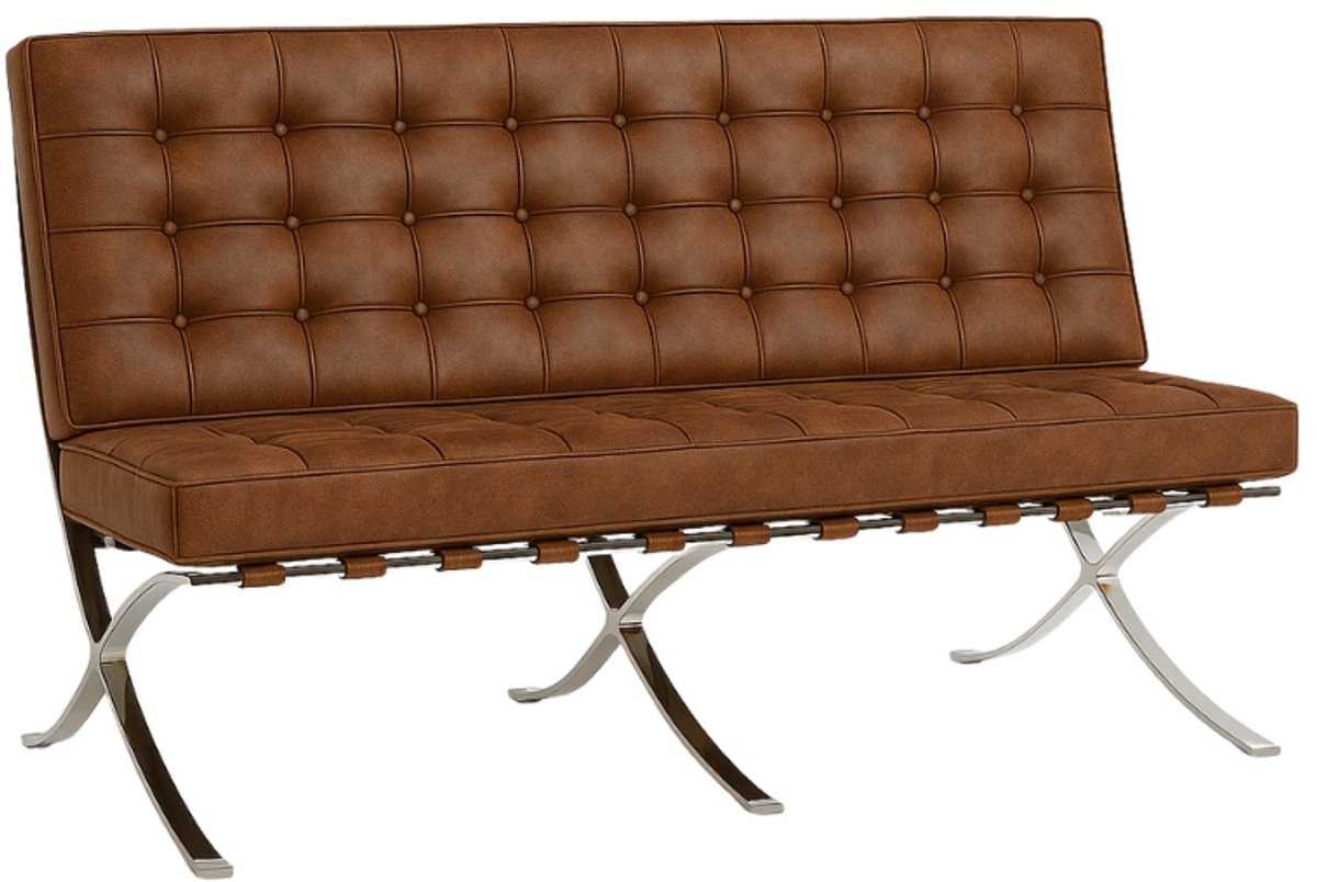 Oslo Chair - Vintage Bruin - Fauteuil - Stoel - Loungestoel - 2-zits - Zetel - Relaxfauteuil