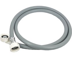 Aanvoerslang wasmachine / vaatwasser 3,5 meter lengte | Te gebruiken tot 60 bar | Universele 3/4 schroefaansluiting | Rechte en haakse slangaansluiting | Multaparts® huismerk