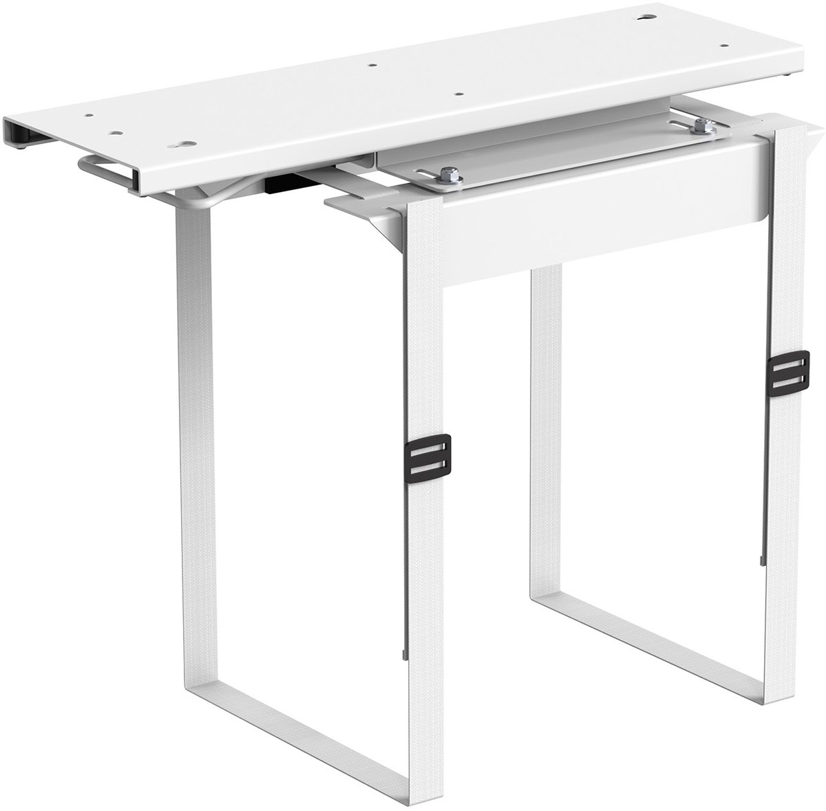 CAVO Desktop PC Houder CH-B-360-W wit uitschuifbaar 360° draaibaar met scheurvaste riemen voor alle PC maten tot 10 Kg gewicht Computersteun van SOTECH