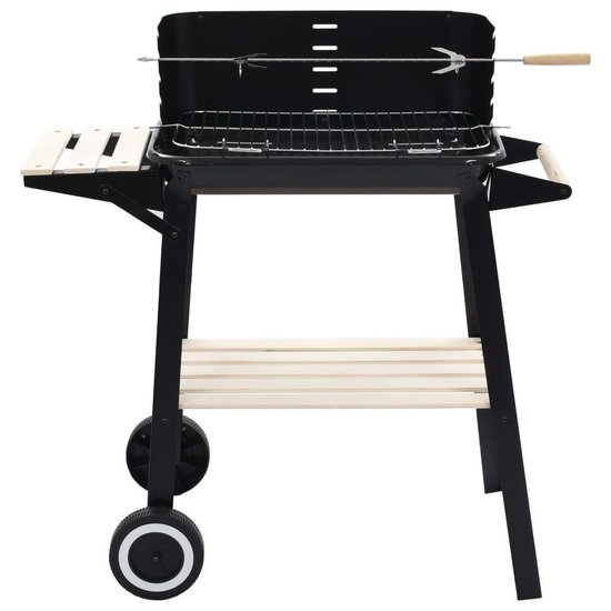 vidaXL Houtskoolbarbecue - Houtskoolbarbecues - Barbecue - Barbecues - Houtskoolbarbecue staand met wieltjes van VidaXL — afbeelding 5