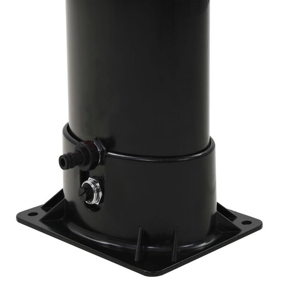 vidaXL Solar douche 18 L 214 cm zwart