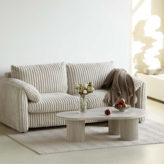 Milton & Oldbrook Table basse 130 cm Tornio Grijs